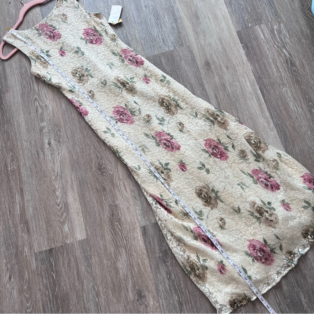 Vintage Y2K fairy cottagecore laced maxi dress‎ nwt - Picture 2 of 5